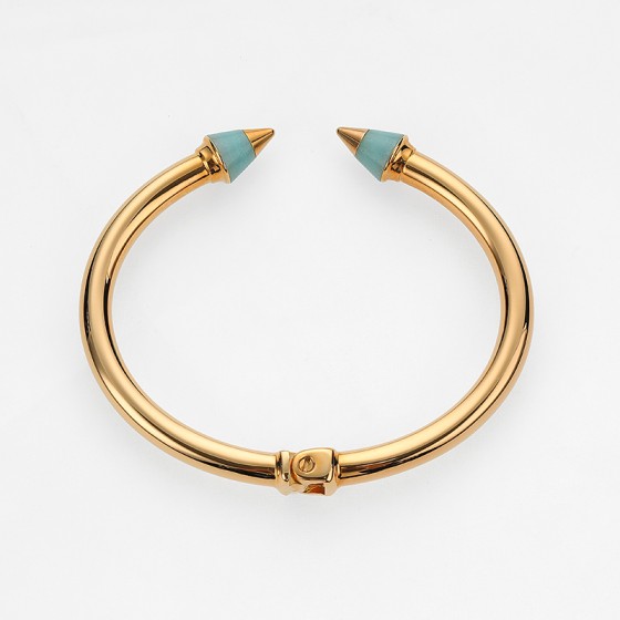 Mintitan Metal Tip Stone Bracelet