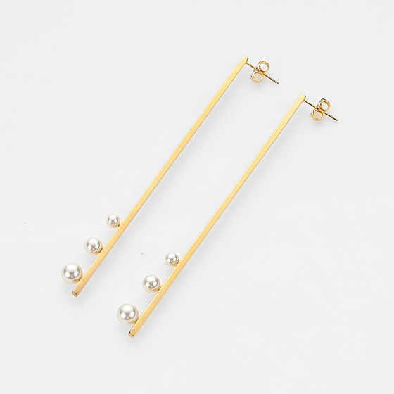 Mini Nami Bar Earring Short