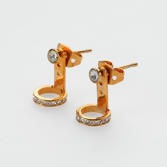 Halo Crystal Earring Jacket